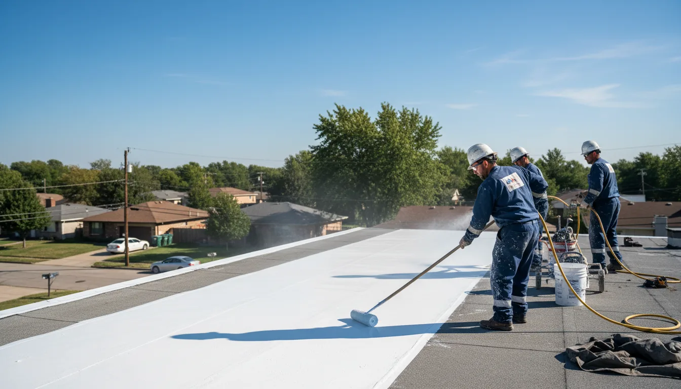 Commercial roof coating in Bevinsville, KY near me